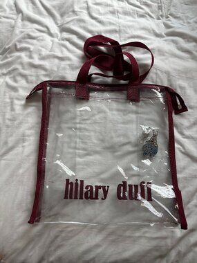 Hilary Duff Lucky Me Tour Vip Clear Bag + Hilary Duff Discoball Keychain